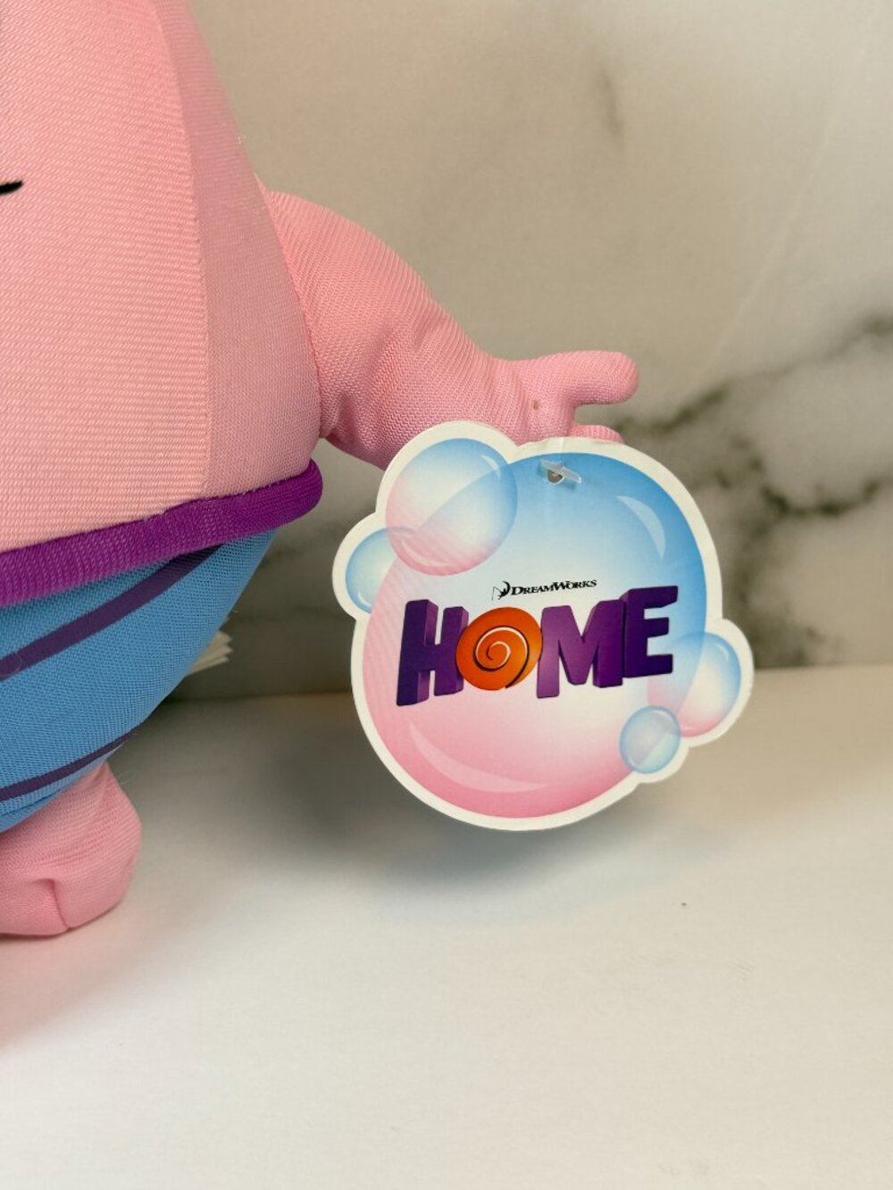 DreamWorks Home Oh Pink Boov Plush 8” Toy Factory 2015 With Original Tag - Picture 3 of 9